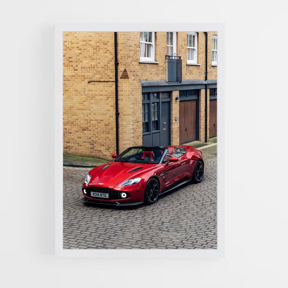 Poster Vanquish zagato – affiche Aston Martin (vue 3)